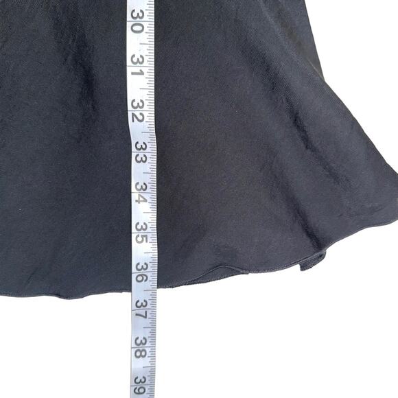 Sandro Rosilda Drawstring Waist Sleeveless Black Dress 3 LARGE - Picture 8 of 8